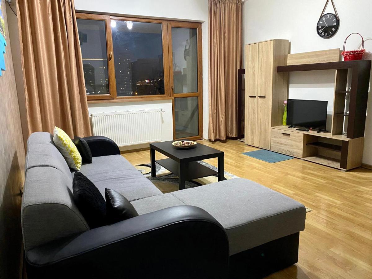 Sky Modern 1 Bedroom Apt W Free Parking بوخارست المظهر الخارجي الصورة