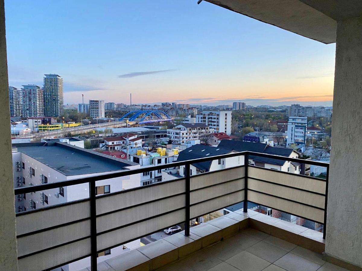 Sky Modern 1 Bedroom Apt W Free Parking بوخارست المظهر الخارجي الصورة